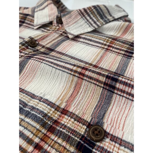 Patagonia Men’s XL A/C Lightweight Short Sleeve Shirt Plaid Crepe Pocket Button - Picture 10 of 16